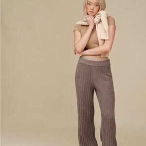 Cozy UGG Knit Brown Pants NWT matching bottom to top! Save buying the Set!